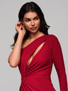 Edoti Maxi-Kleid GRACE - dunkelrot