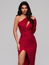 Edoti Maxi-Kleid GRACE - dunkelrot