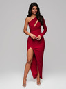 Edoti Maxi-Kleid GRACE - dunkelrot