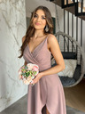 Edoti Maxi-Kleid LOVE - puder