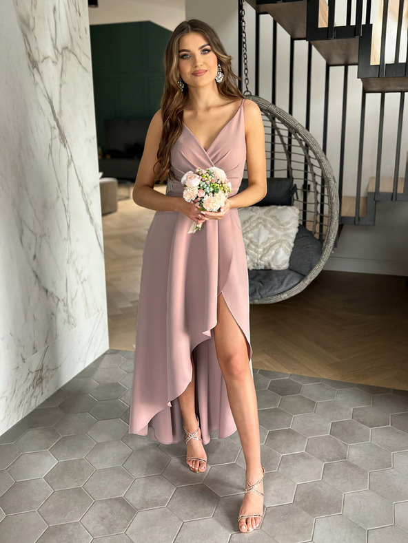 Edoti Maxi-Kleid LOVE - puder