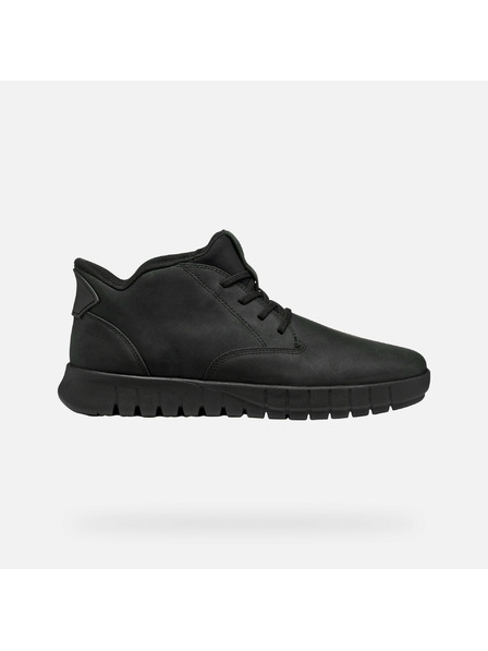 Geox Schwarze Herren-Knöchelschuhe Geox Flextride Plus