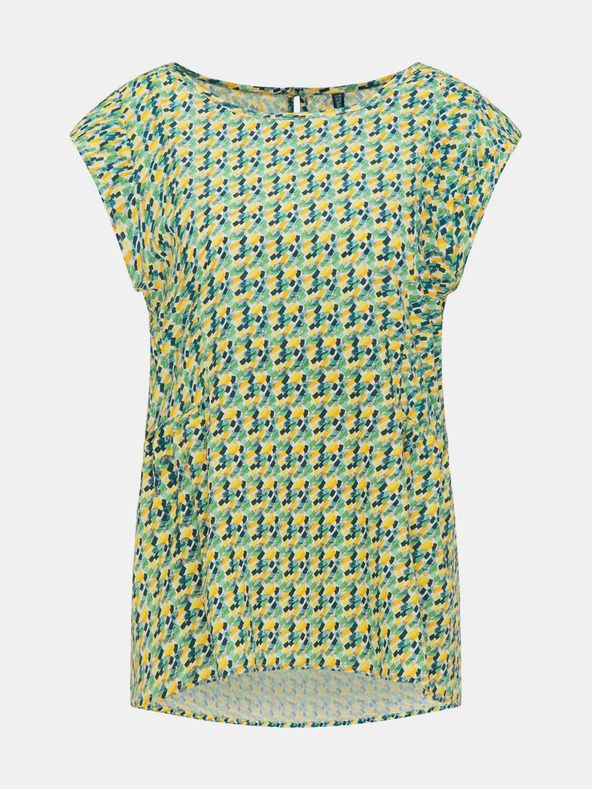 Tranquillo Grün gemusterte Bluse Tranquillo