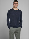 Jack & Jones Dunkelblaues Jack & Jones Leo-Sweatshirt