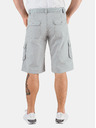 Sam 73 Hellgraue Herrenshorts mit Taschen SAM 73