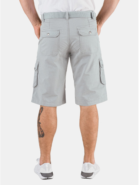 Sam 73 Hellgraue Herrenshorts mit Taschen SAM 73