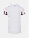 Sam 73 Weißes bedrucktes Herren-T-Shirt SAM 73