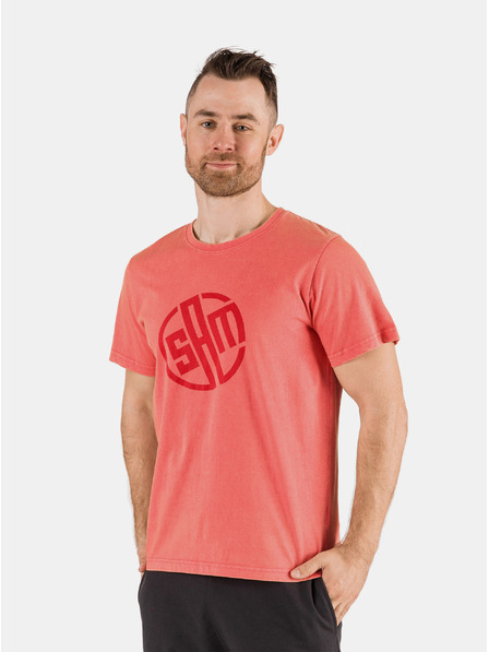 Sam 73 Rotes Herren-T-Shirt bedruckt mit SAM 73