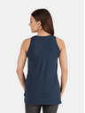 Sam 73 Dunkelblaues gemustertes Damen-Tank-Top SAM 73