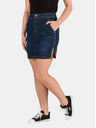 Sam 73 Dunkelblauer Damen-Denim-Ärmel-Rock SAM 73