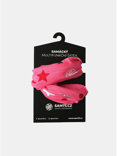 Sam 73 Rosa gemusterter Mädchen-Multifunktionstuch SAM 73
