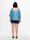 ONLY CARMAKOMA Blaue Denim-Bluse ONLY CARMAKOMA