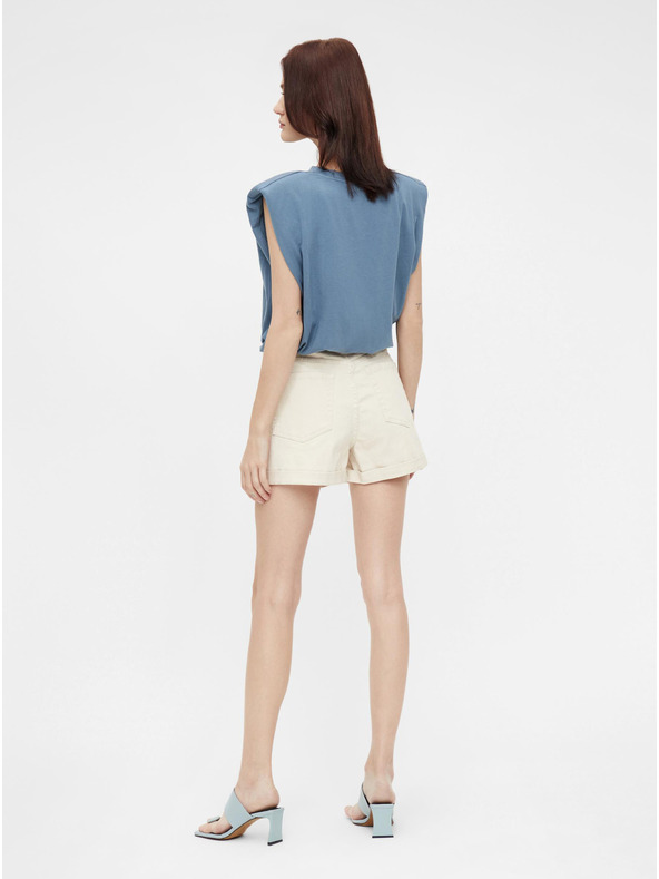 .OBJECT Shorts aus cremefarbenem Denim .OBJECT Penny