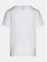 Sam 73 Weißes bedrucktes Damen-T-Shirt SAM 73