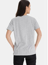 Sam 73 Graues Damen-T-Shirt mit SAM 73-Aufdruck