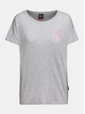 Sam 73 Graues Damen-T-Shirt mit SAM 73-Aufdruck