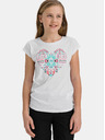 Sam 73 Weißes Mädchen-T-Shirt mit SAM 73-Aufdruck