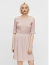 Pieces Hellrosa geblümtes Kleid Pieces Laoise