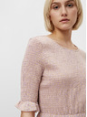 Pieces Hellrosa geblümtes Kleid Pieces Laoise