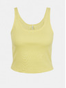 ONLY Gelbes kurzes Basic-Tank-Top ONLY Nessa