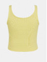 ONLY Gelbes kurzes Basic-Tank-Top ONLY Nessa
