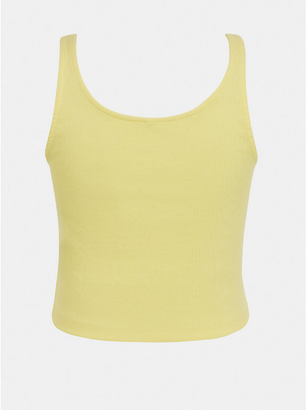 ONLY Gelbes kurzes Basic-Tank-Top ONLY Nessa