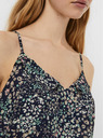 Vero Moda Dunkelblaues geblümtes Oberteil VERO MODA Hannah