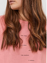 Vero Moda Rosa T-Shirt mit VERO MODA Hollie