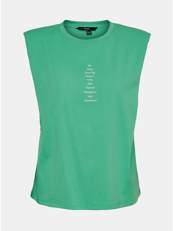 Vero Moda Hellgrünes T-Shirt mit VERO MODA Hollie