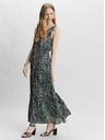 Vero Moda Dunkelblaues geblümtes Maxikleid VERO MODA Hannah