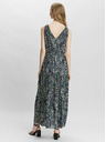 Vero Moda Dunkelblaues geblümtes Maxikleid VERO MODA Hannah