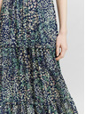 Vero Moda Dunkelblaues geblümtes Maxikleid VERO MODA Hannah