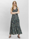 Vero Moda Dunkelblaues geblümtes Maxikleid VERO MODA Hannah