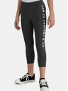 Sam 73 Dunkelgraue bedruckte Leggings für Mädchen SAM 73