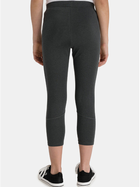 Sam 73 Dunkelgraue bedruckte Leggings für Mädchen SAM 73
