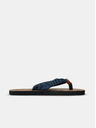 Sam 73 Blaue gemusterte Damen-Flip-Flops SAM 73