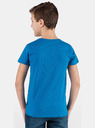 Sam 73 Blaues Jungen-T-Shirt mit SAM 73-Aufdruck