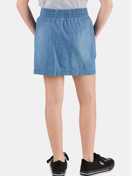 Sam 73 Blauer Mädchen-Jeansrock mit Knöpfen SAM 73