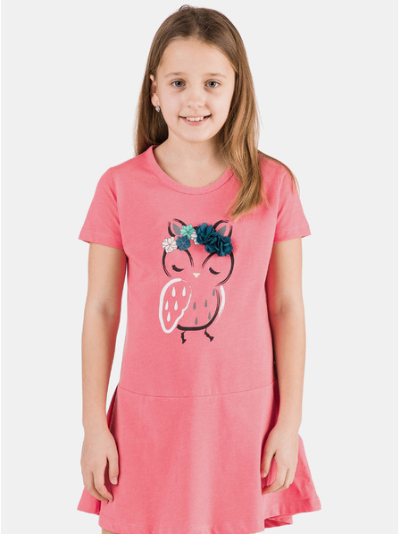 Sam 73 Rosa Mädchen Druckkleid SAM 73