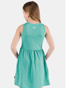 Sam 73 Grünes geblümtes Kleid für Mädchen SAM 73