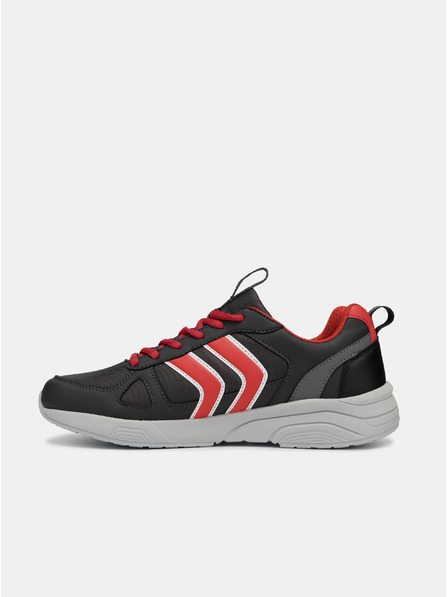 Sam 73 Rote und graue Herren-Turnschuhe SAM 73