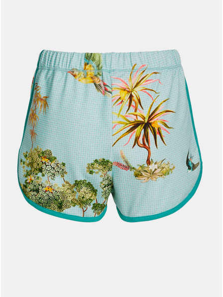 PiP studio Hellblaue gemusterte Damen-Shorts PiP studio C'est La Tree
