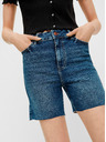 Pieces Blaue Jeansshorts Pieces Lisa