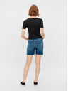 Pieces Blaue Jeansshorts Pieces Lisa