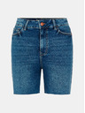 Pieces Blaue Jeansshorts Pieces Lisa