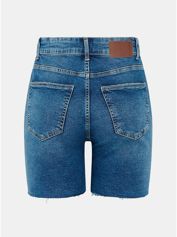 Pieces Blaue Jeansshorts Pieces Lisa