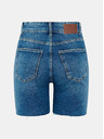 Pieces Blaue Jeansshorts Pieces Lisa