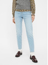 Pieces Hellblaue Mom-Jeans Pieces Leah