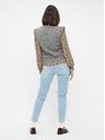Pieces Hellblaue Mom-Jeans Pieces Leah