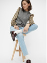 Pieces Hellblaue Mom-Jeans Pieces Leah